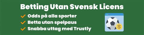 bettingsidor utan svensk licens